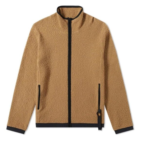 Craig Green Boucle Zip Up Knit Jacket in Tan - Picture 1 of 4
